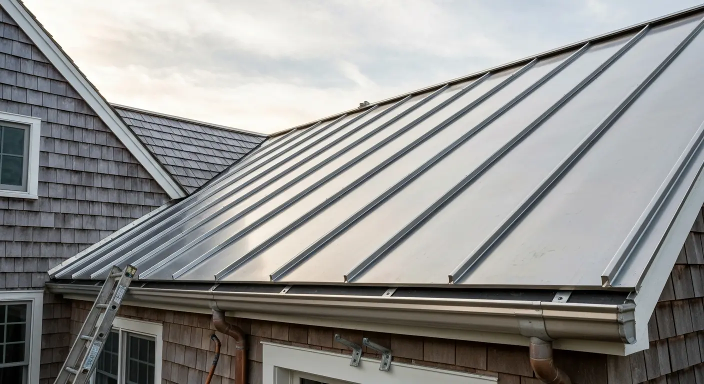 Roof installation project