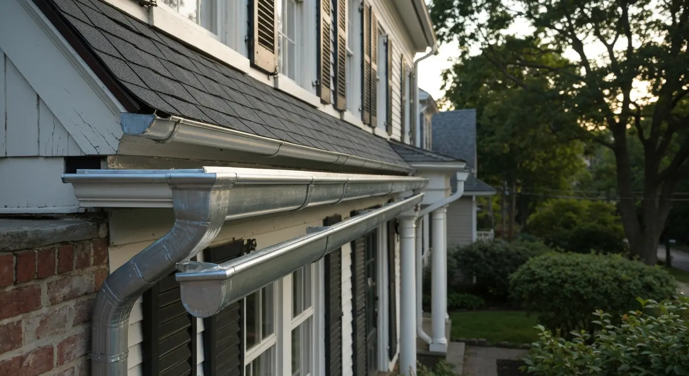New gutter installation