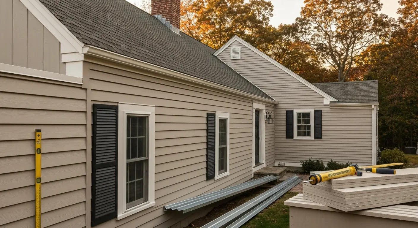 Fiber cement siding installation