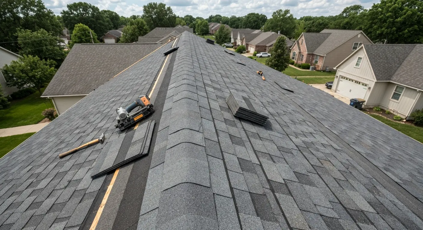 Roof repair after storm damage