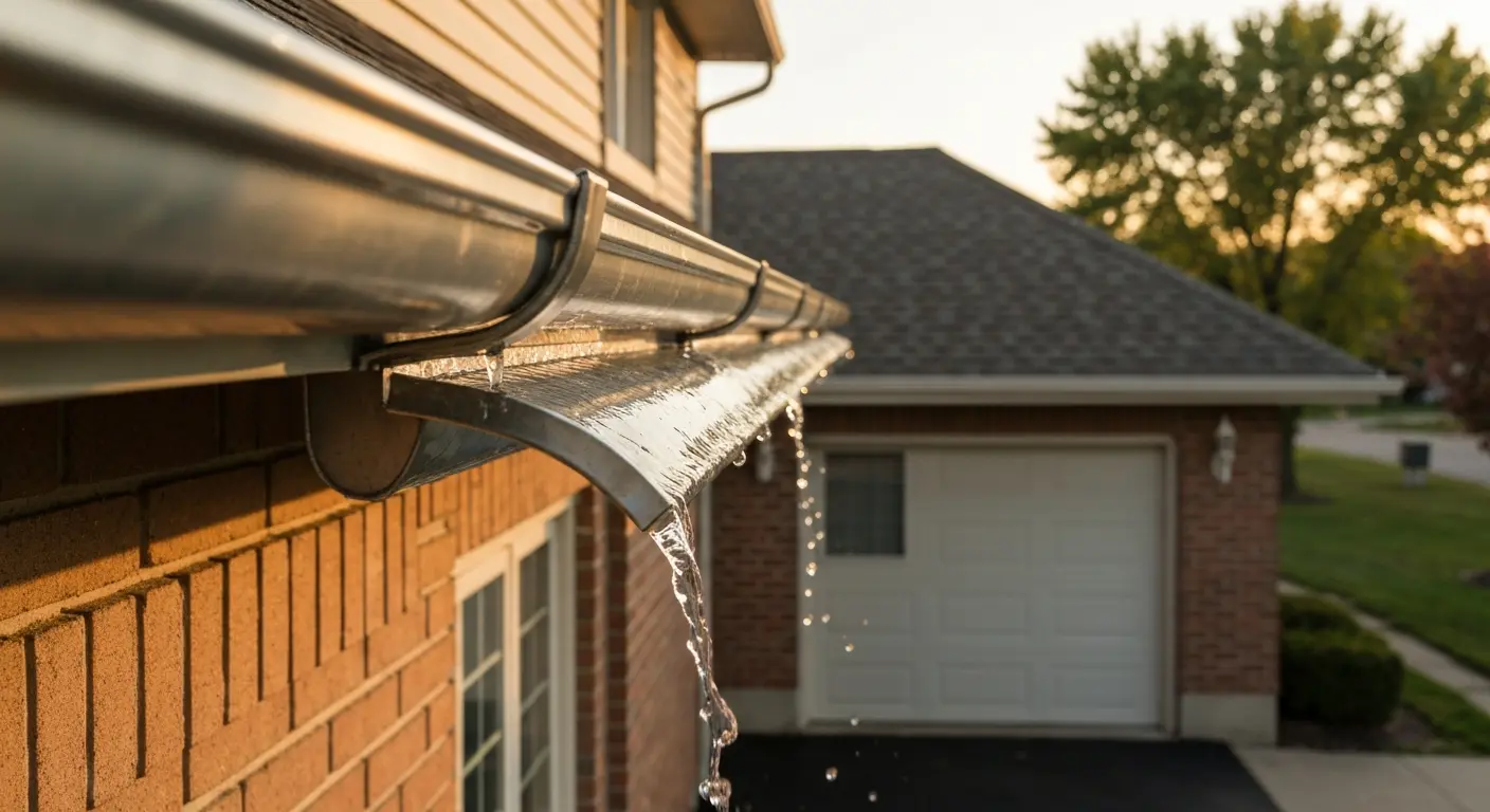 Reverse curve gutter guard system