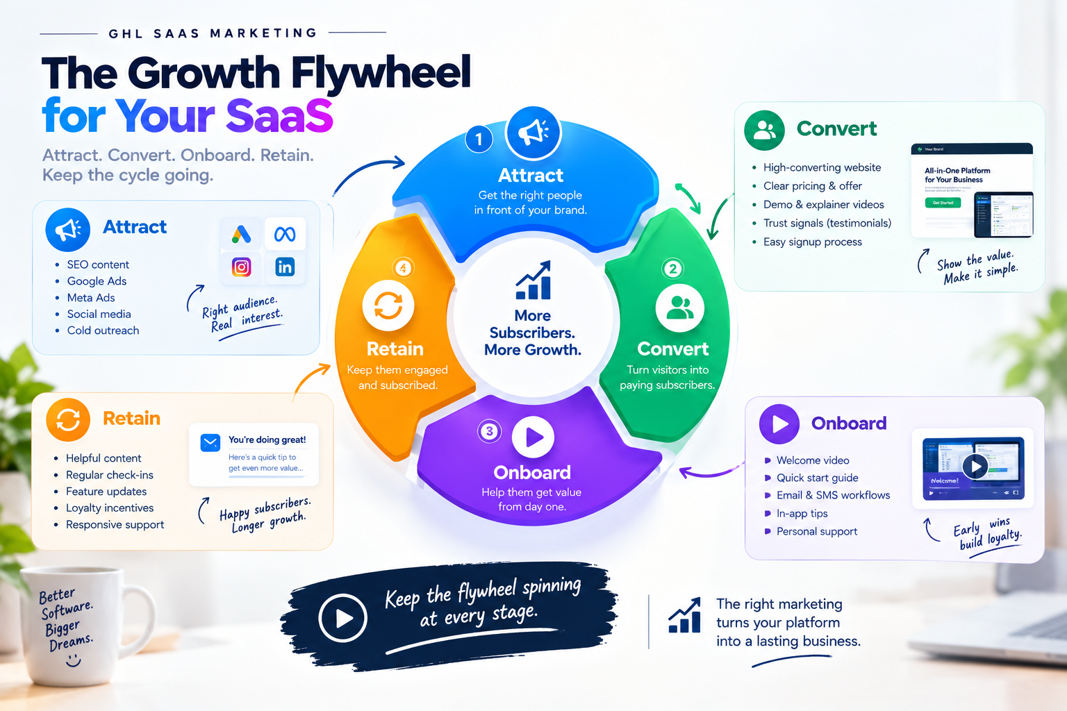 GoHighLevel SaaS marketing ecosystem and acquisition funnel