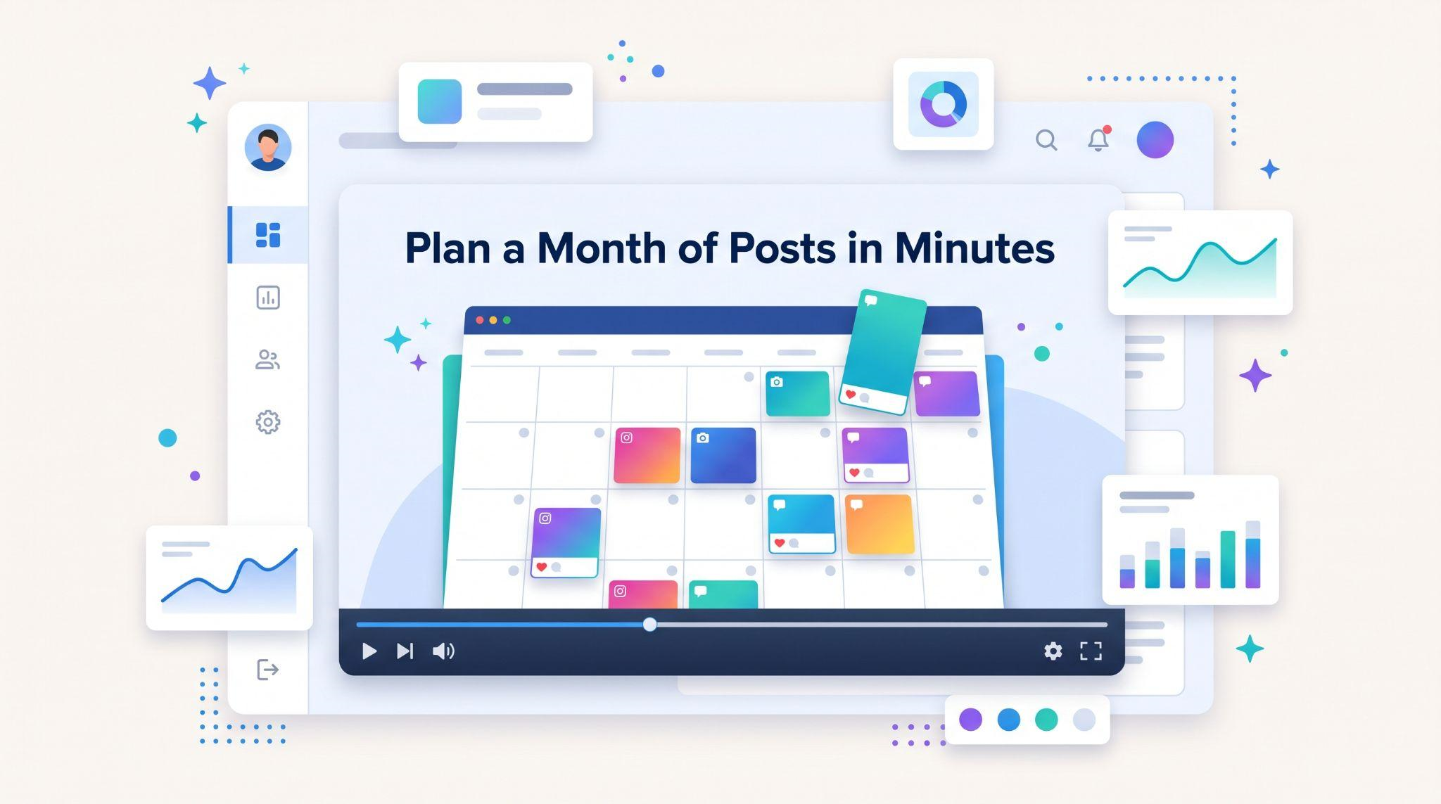 White-label feature video explaining the GoHighLevel social media planner
