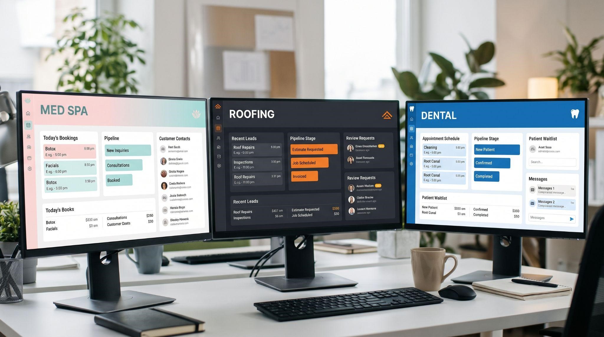 Niche-specific demo accounts for a GoHighLevel SaaS demo