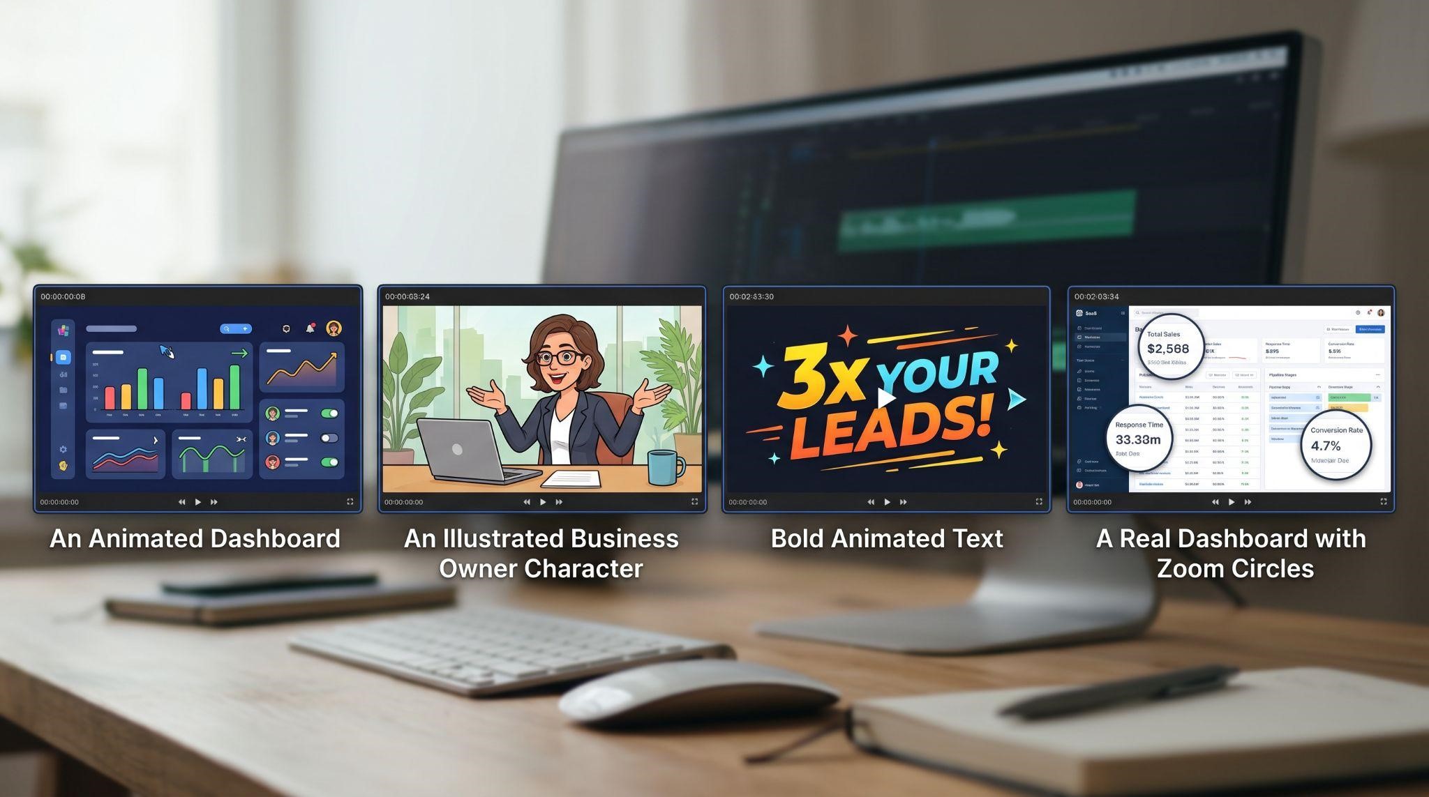 Explainer video styles for a GHL SaaS platform