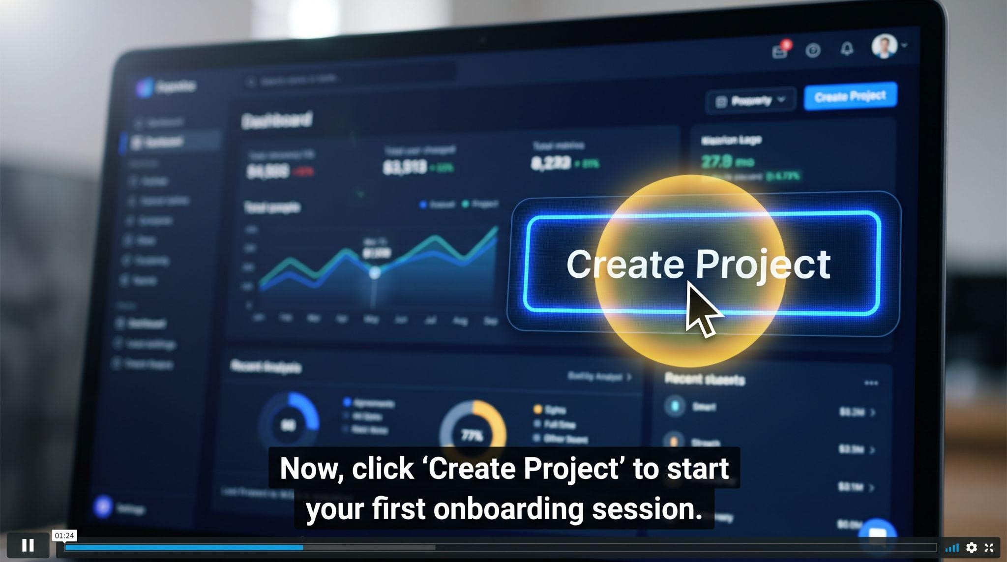 Recording a clear GHL onboarding video with zooms and captions