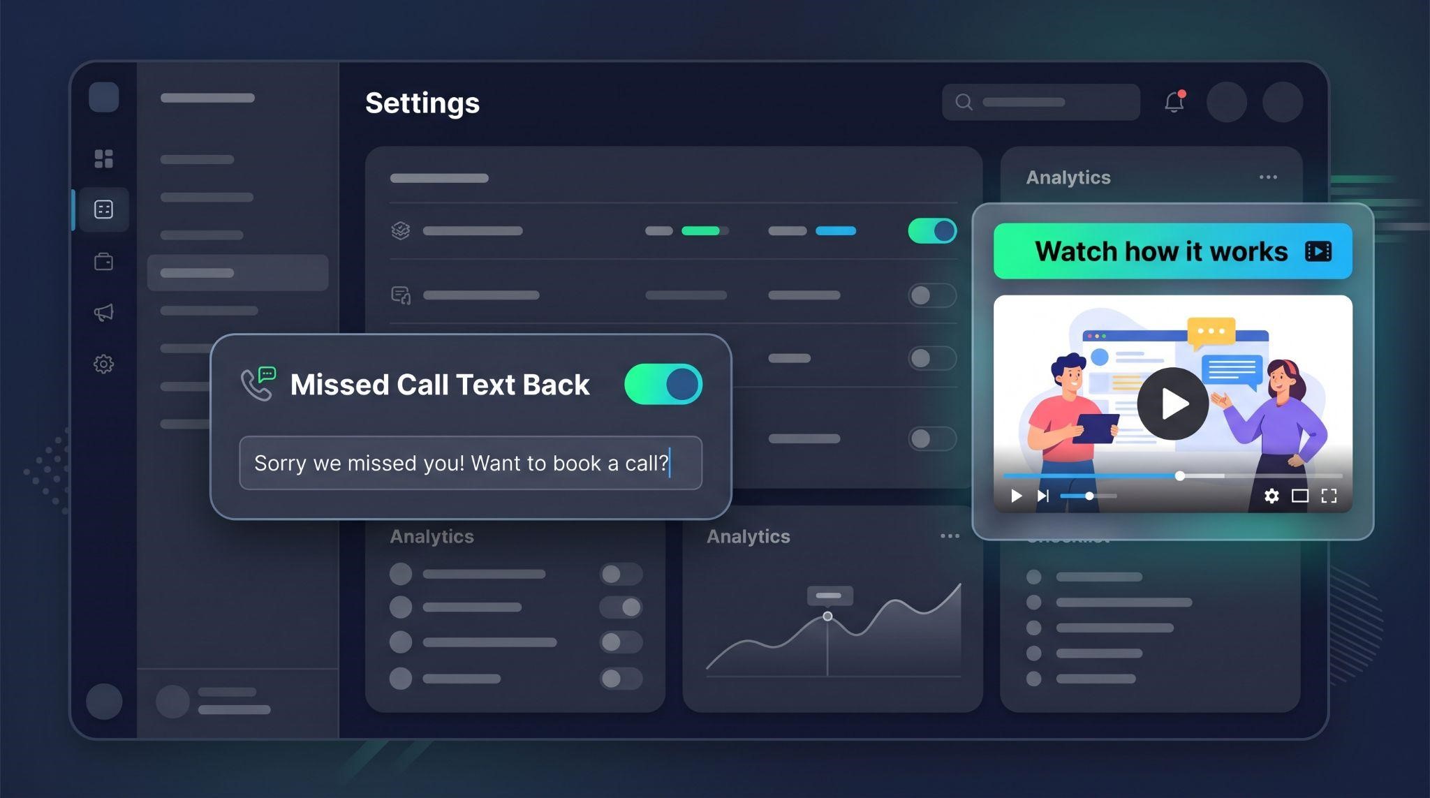 Embedding a GHL feature video inside the dashboard