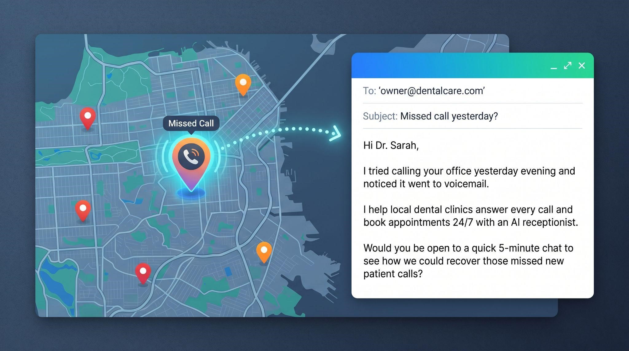 Finding prospects to sell a GoHighLevel AI receptionist