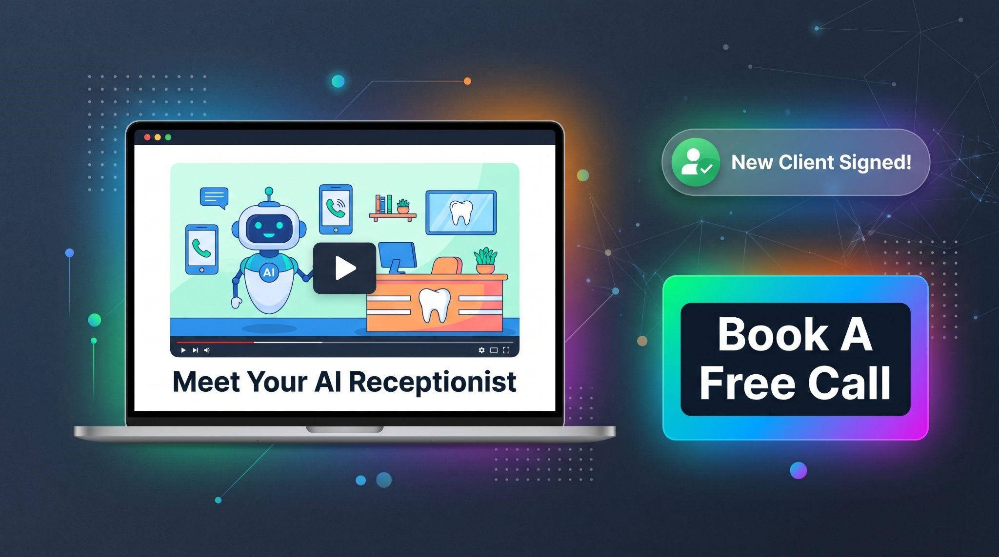 Book a free call for videos that help sell a GoHighLevel AI receptionist