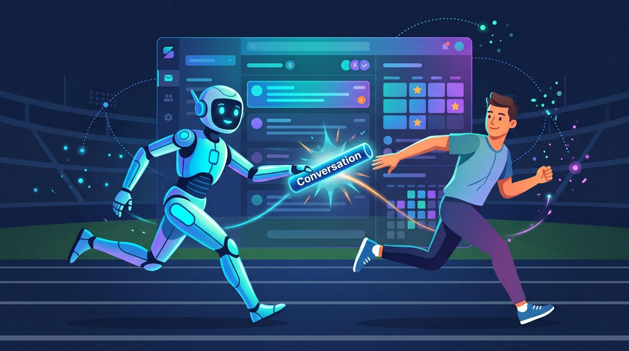 Human handover in GoHighLevel conversational AI