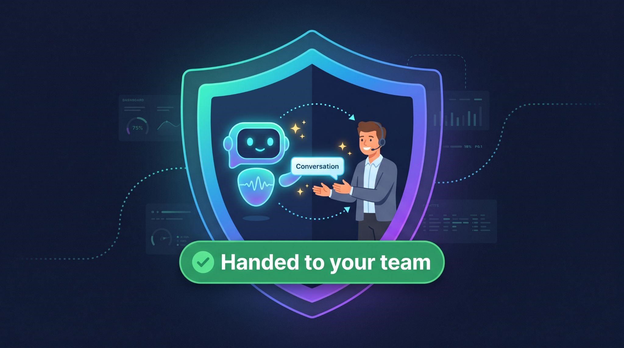 Building trust with human handover in an AI SaaS explainer video