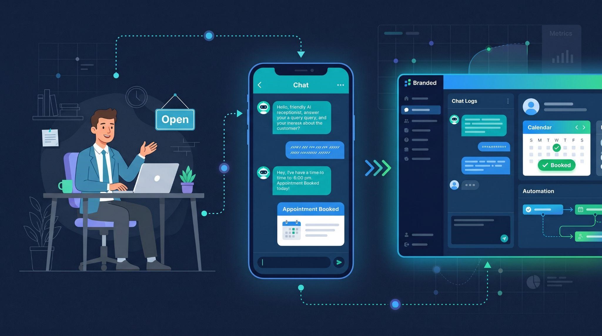 Mixed visual style for an AI SaaS explainer video