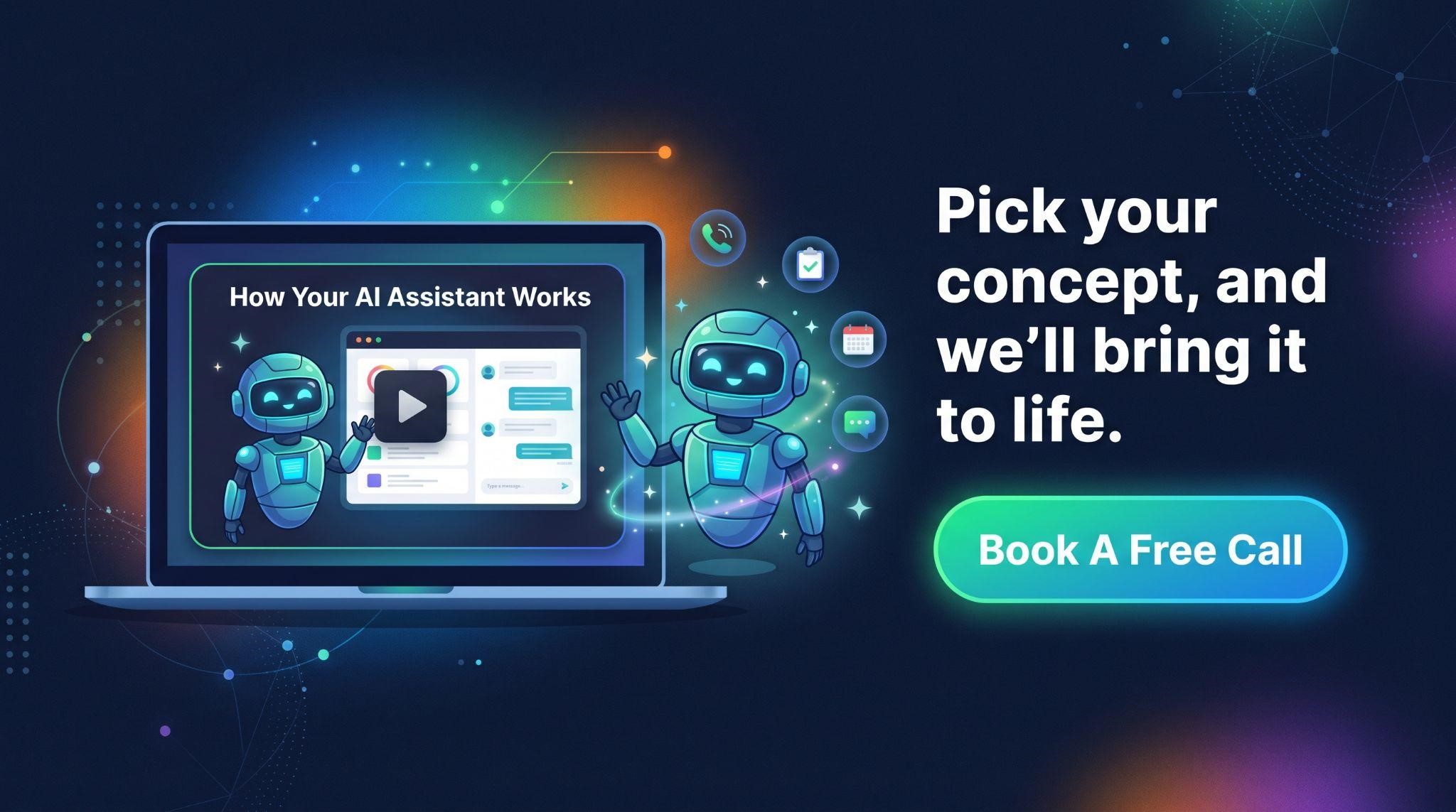 Book a free call for an AI software explainer video