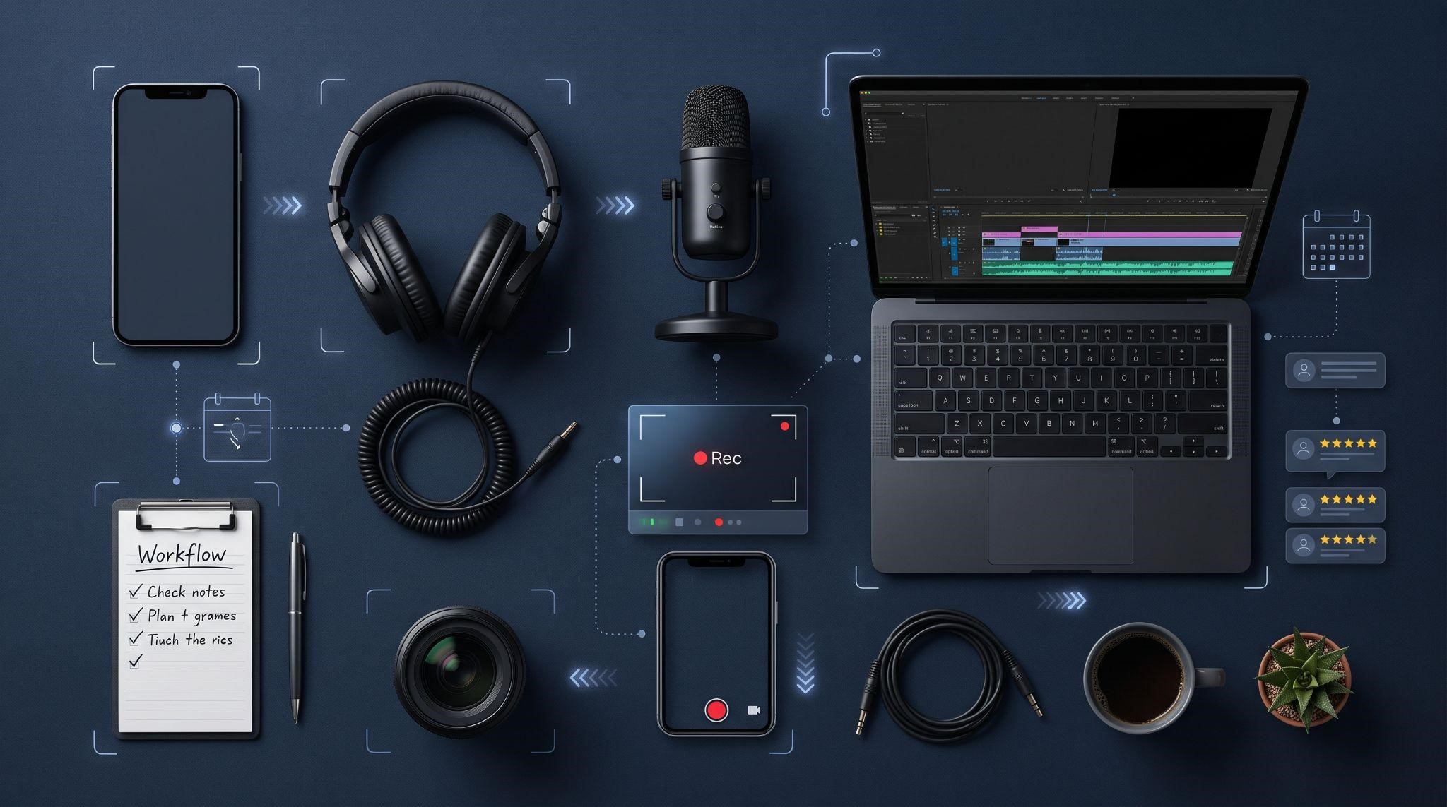 Tools for creating an AI product demo video