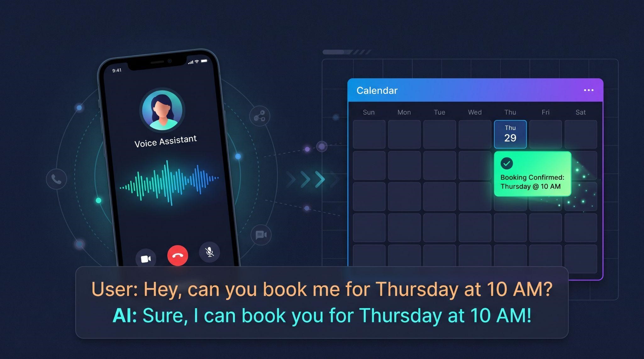 Capturing Voice AI audio for an AI product demo video