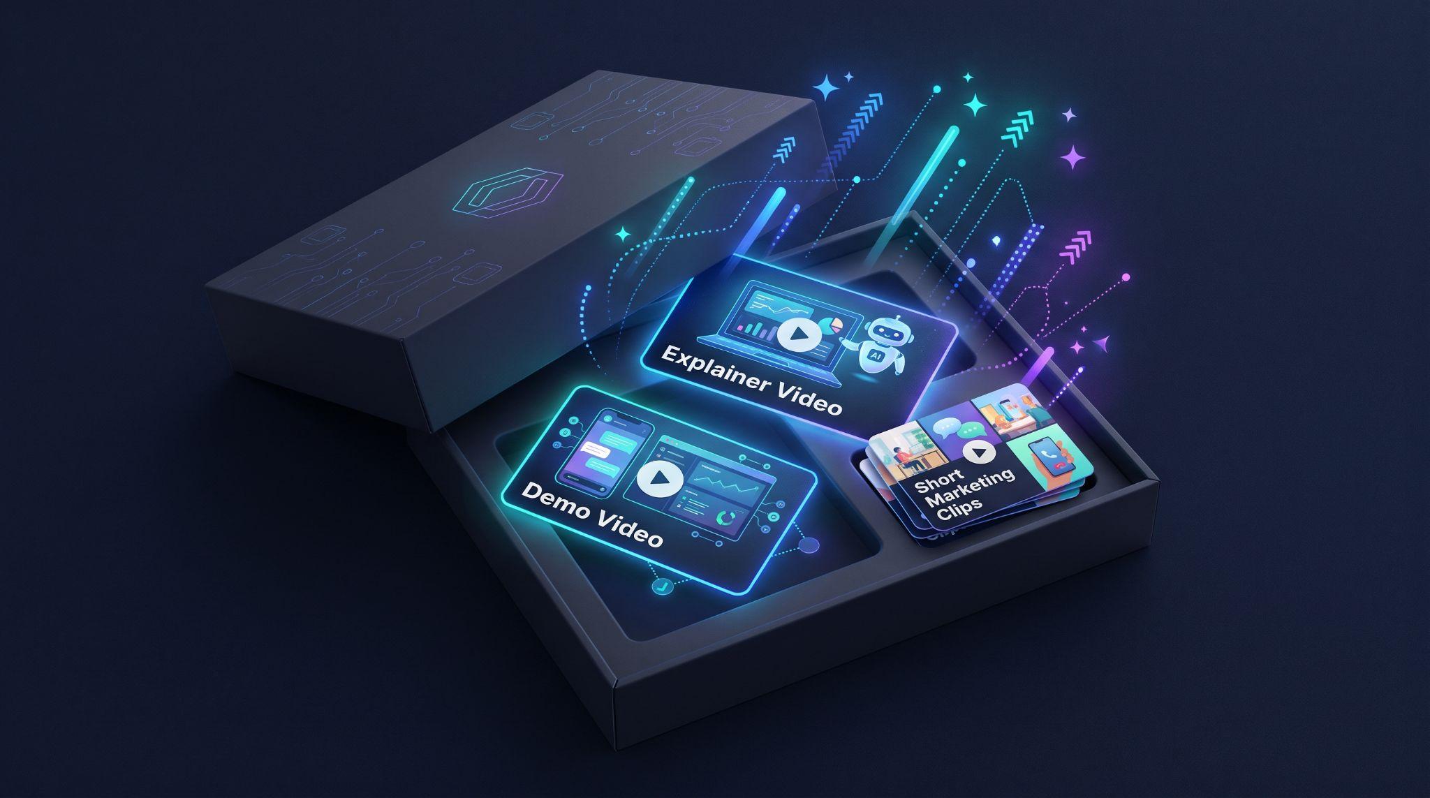 Starter video kit for AI SaaS video marketing