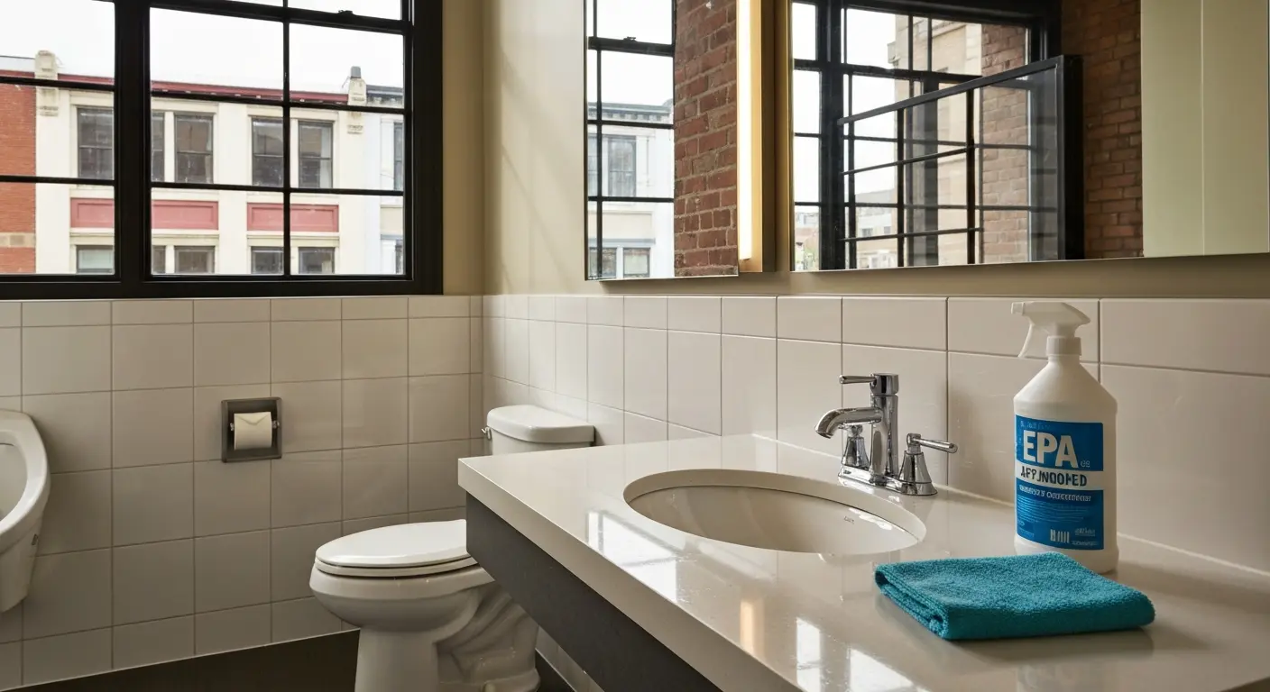 Restroom cleaning and sanitation