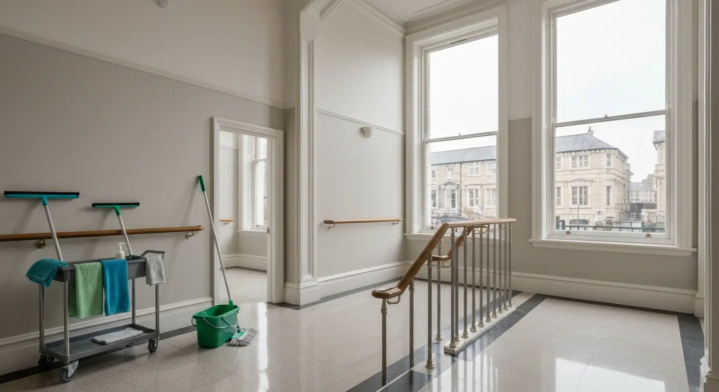 Apartment common area cleaning