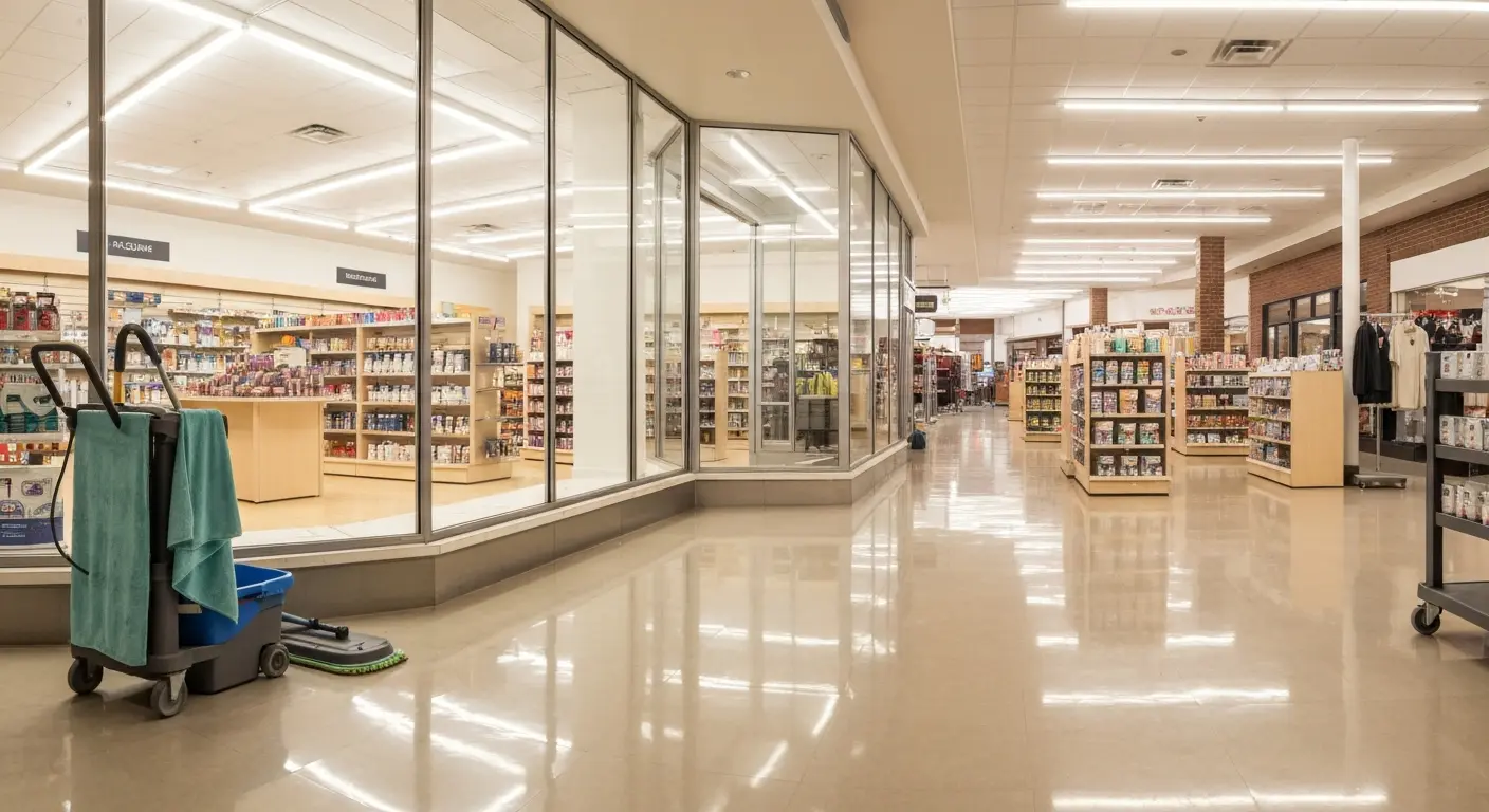 Retail store cleaning