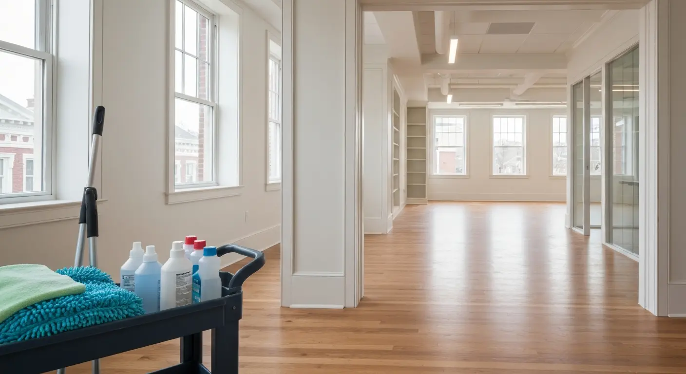 Post-construction cleanup Simsbury commercial