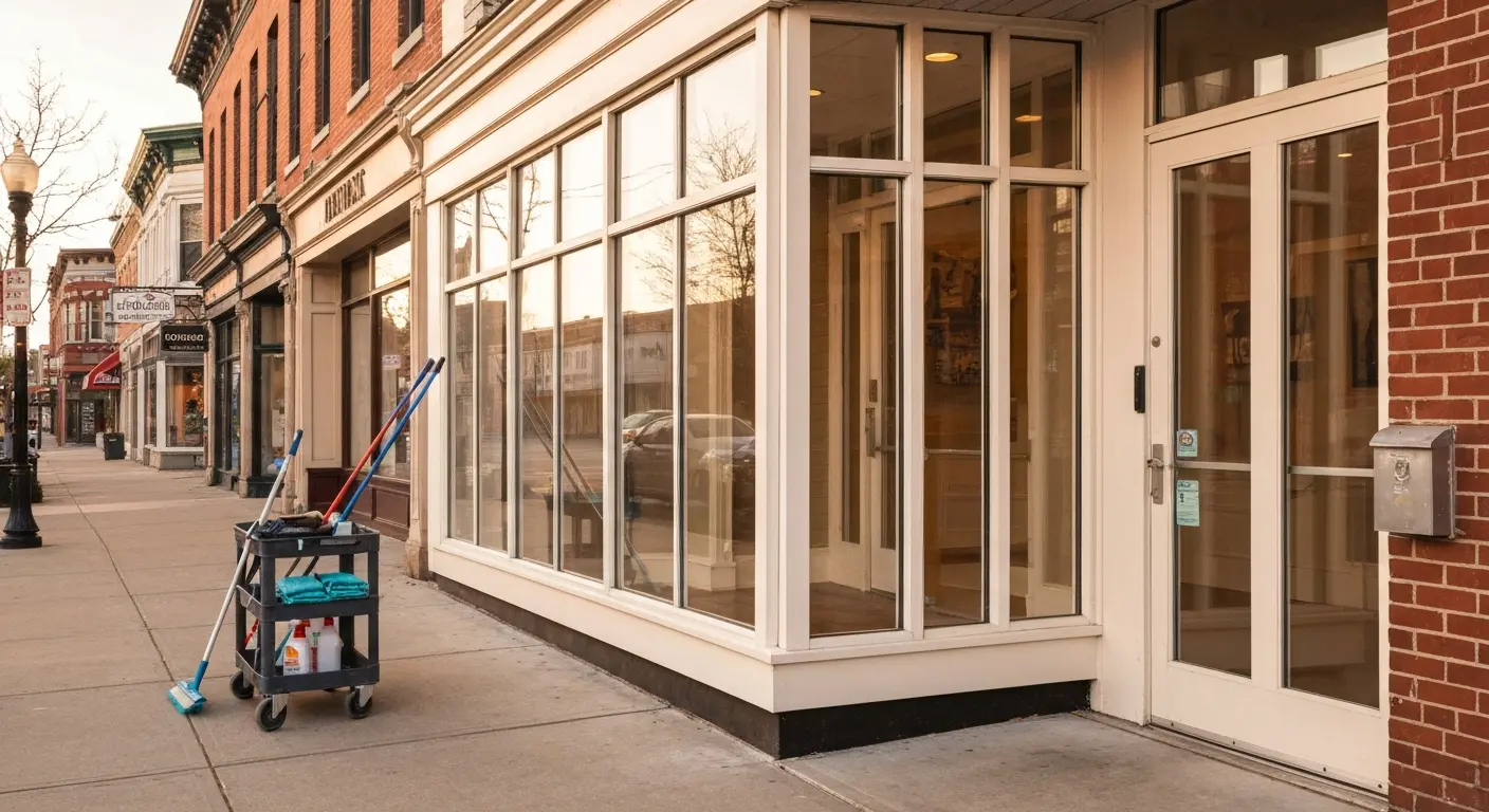 Retail space cleaning