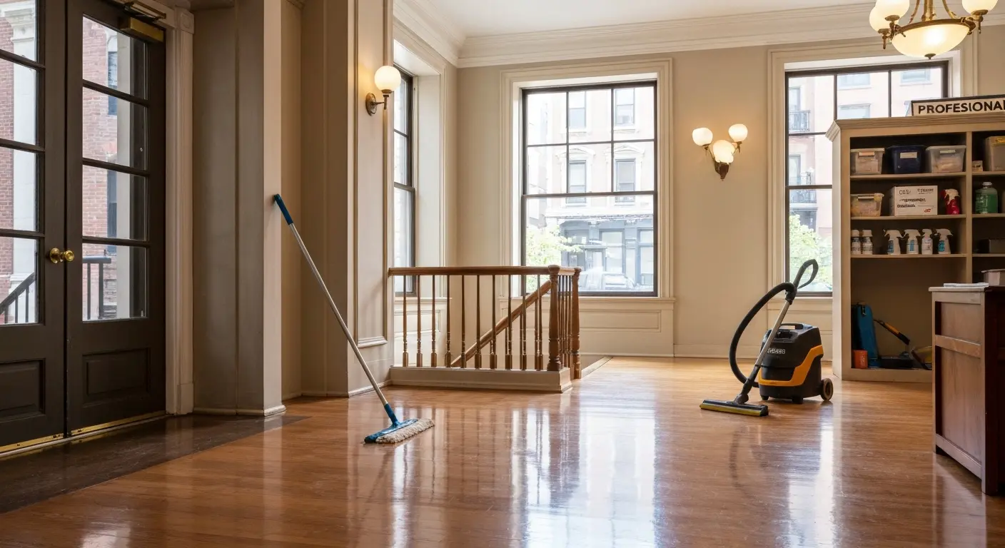 Apartment common area cleaning