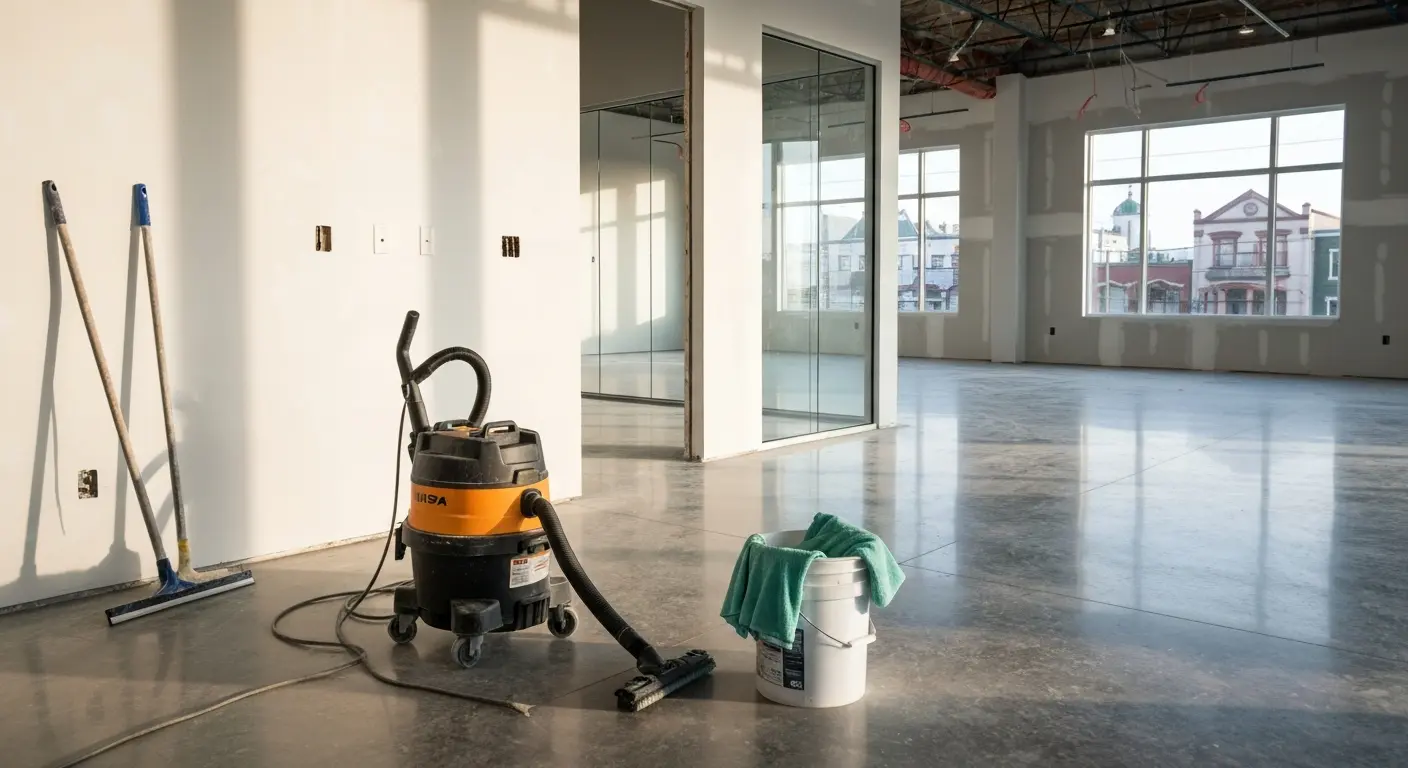 Post-construction cleaning project