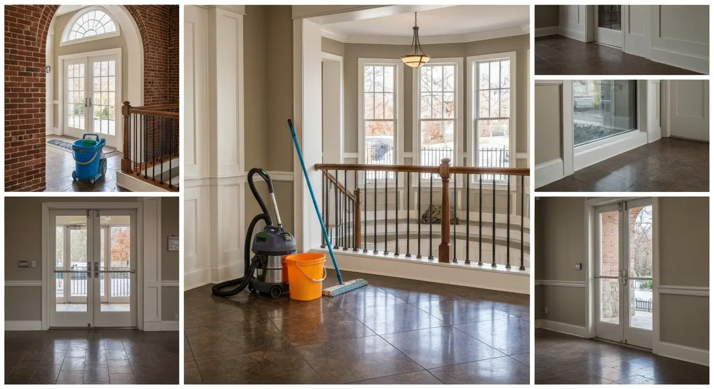 Apartment common area cleaning