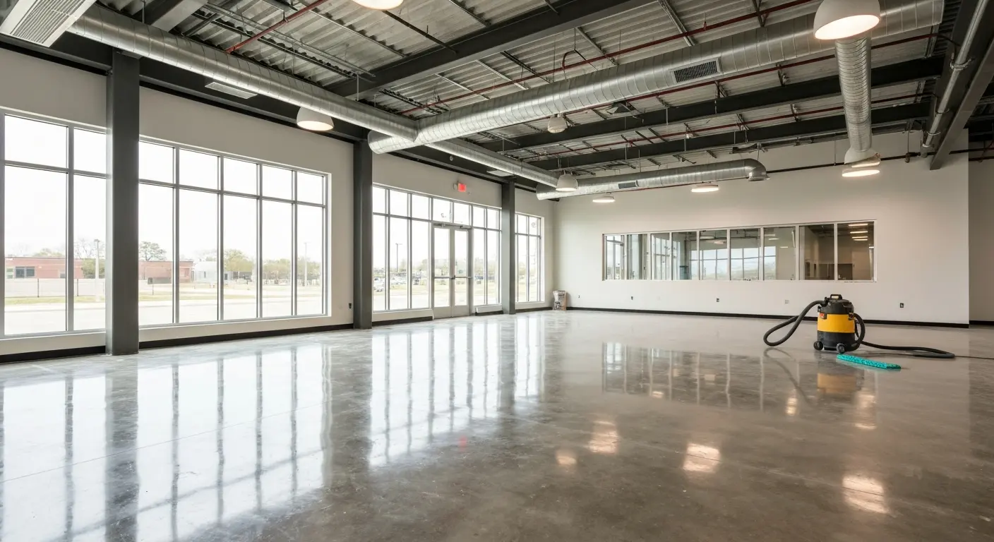 Post-construction cleanup project