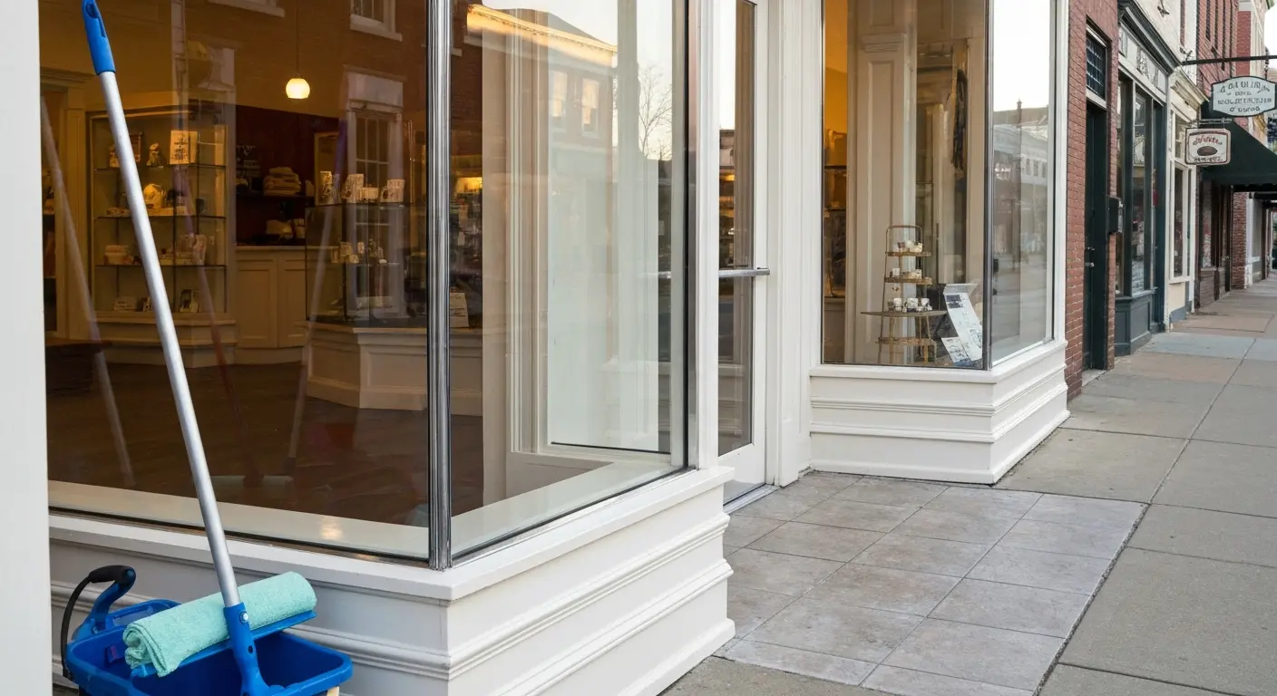 Retail store cleaning service