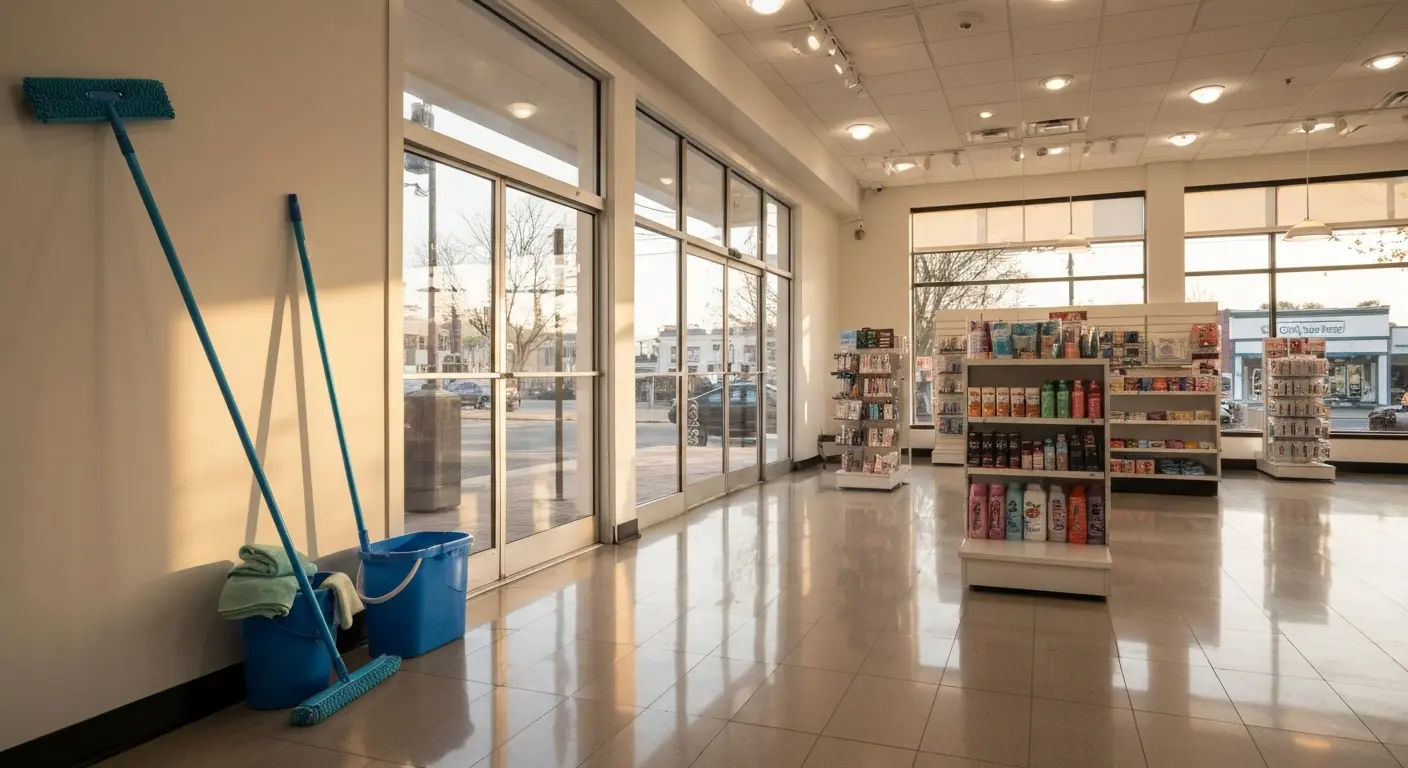 Retail store cleaning services