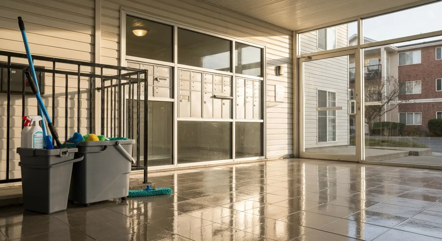 Apartment complex cleaning