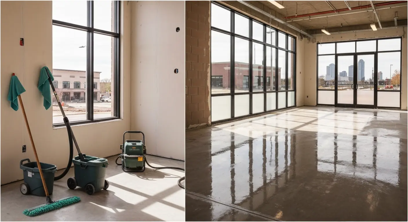 Post-construction cleaning