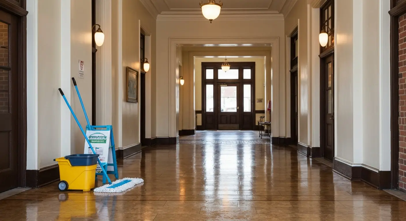 Multi-unit building cleaning