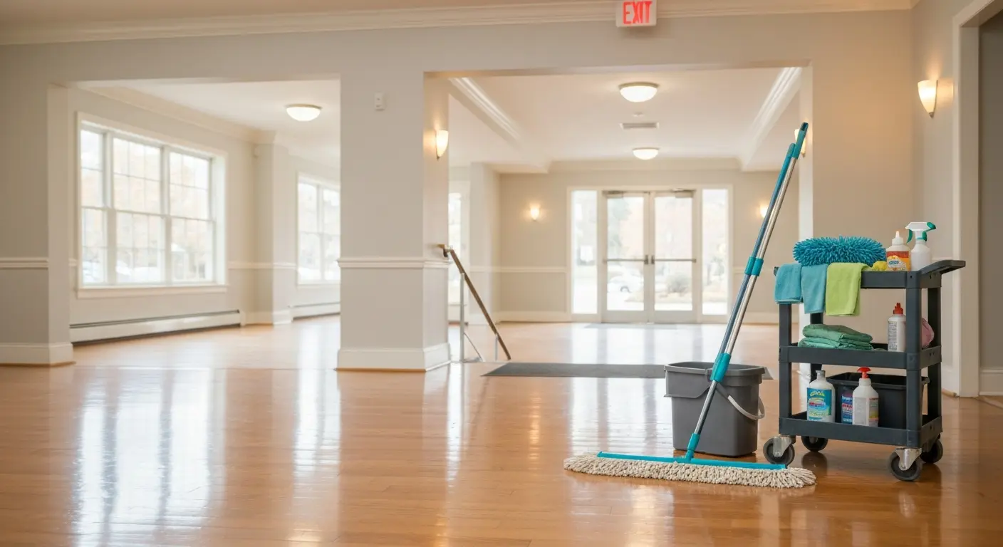 Apartment common area cleaning