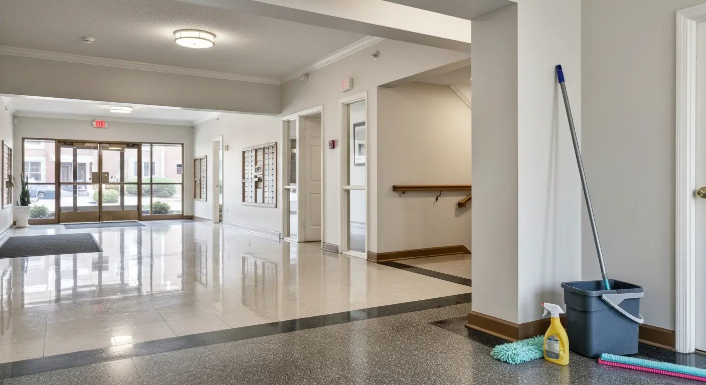 Apartment common area cleaning