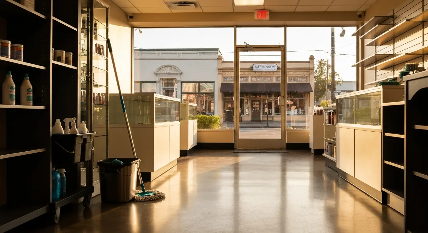 Retail store cleaning
