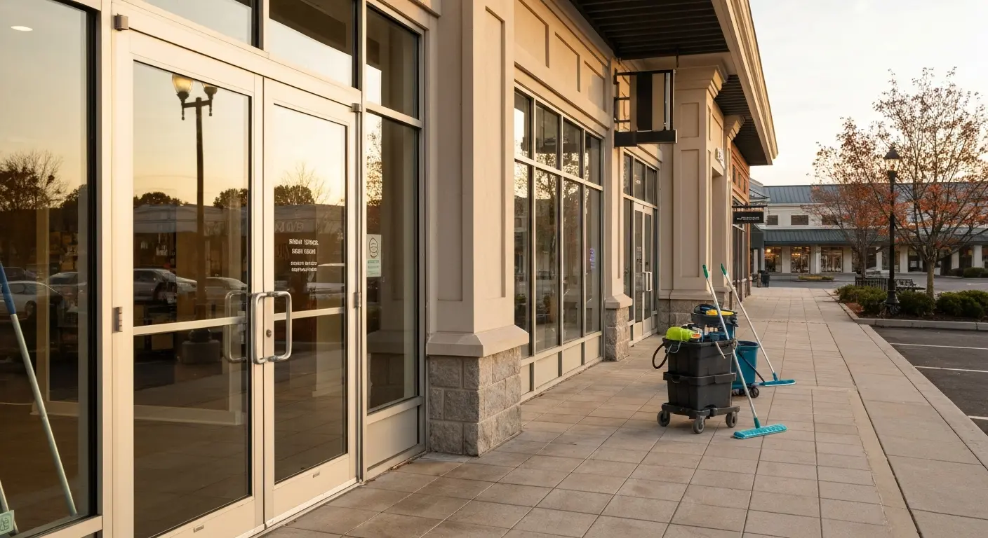 Retail center cleaning services in Glastonbury
