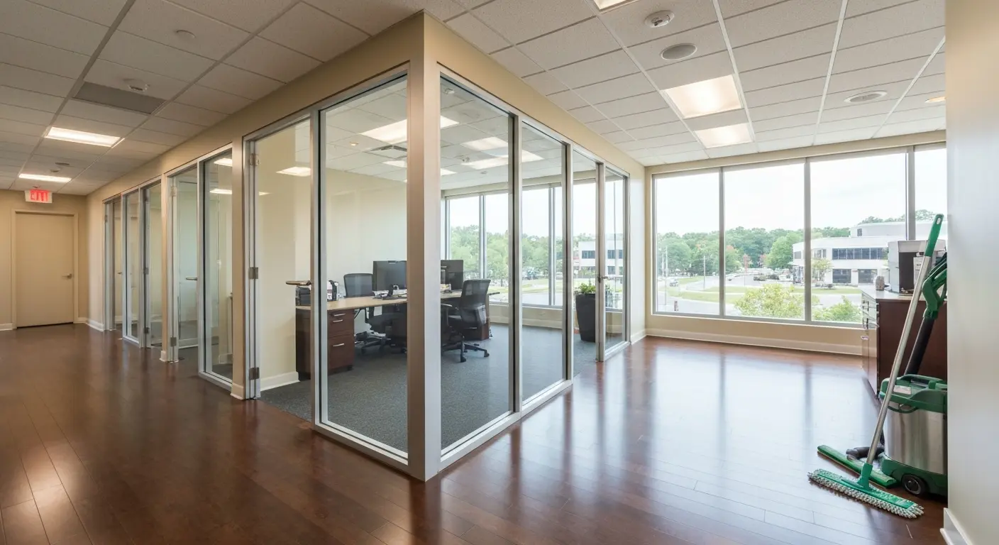 Office cleaning in Avon professional building