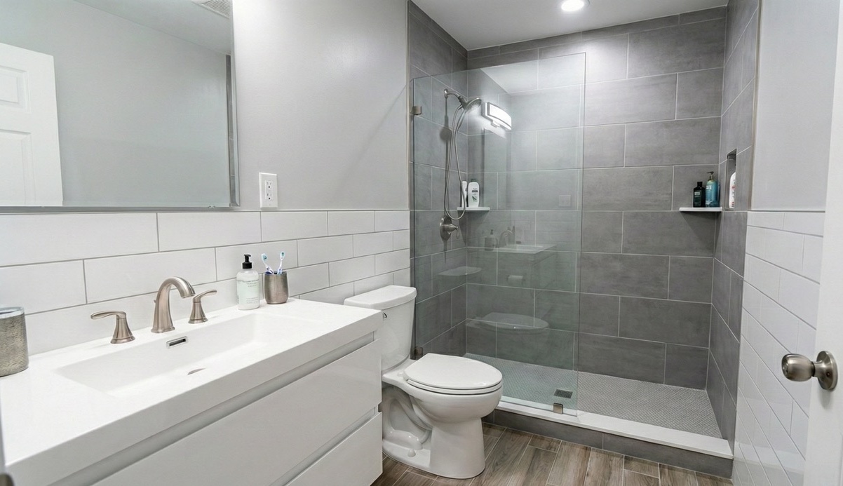 After kitchen remodel - modern bright Minneapolis kitchen