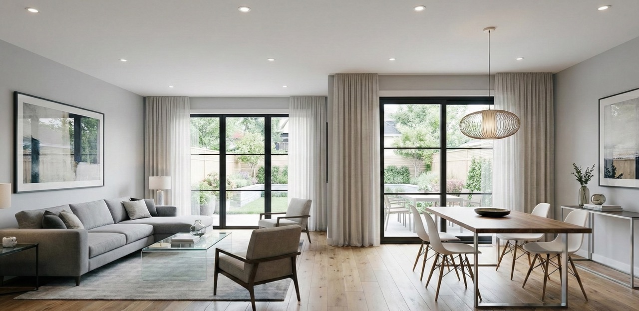 After kitchen remodel - modern bright Minneapolis kitchen