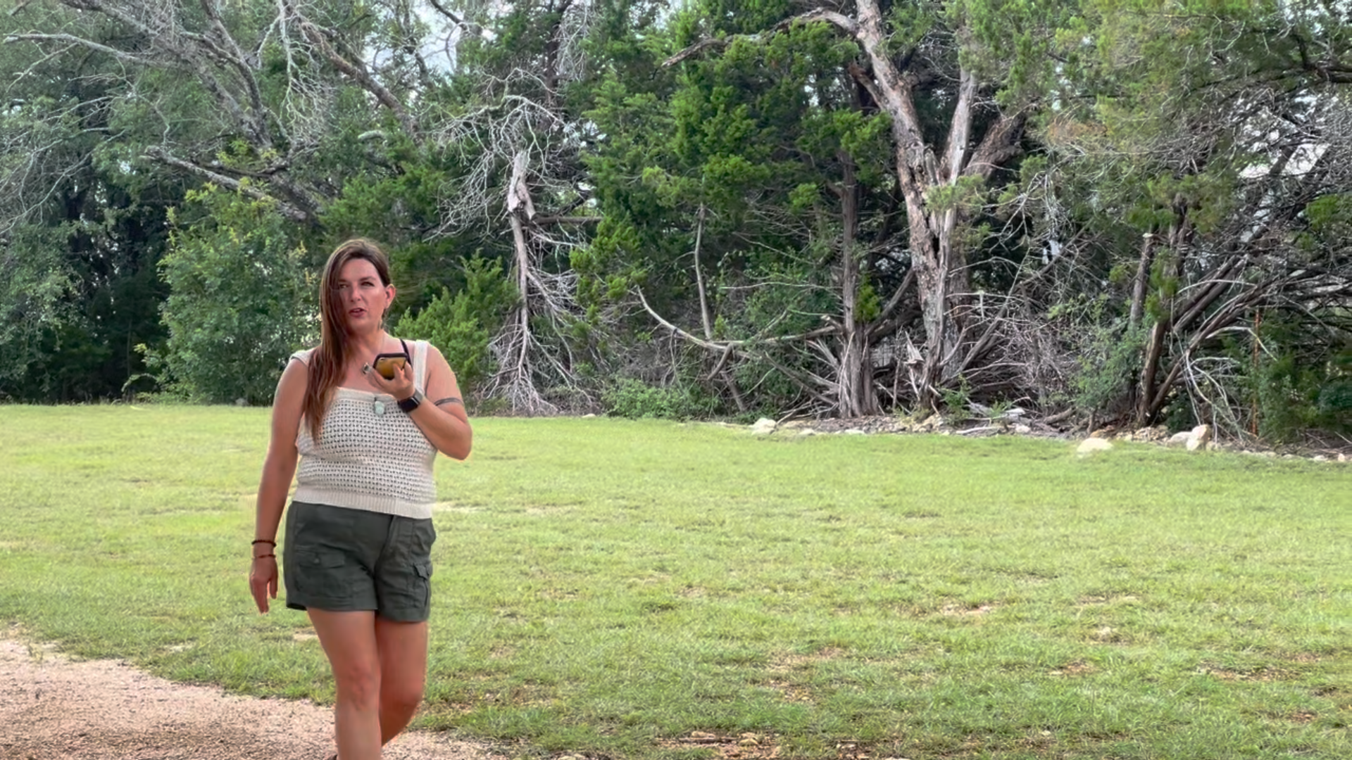 Leigh-Ann on a Walk & Talk session