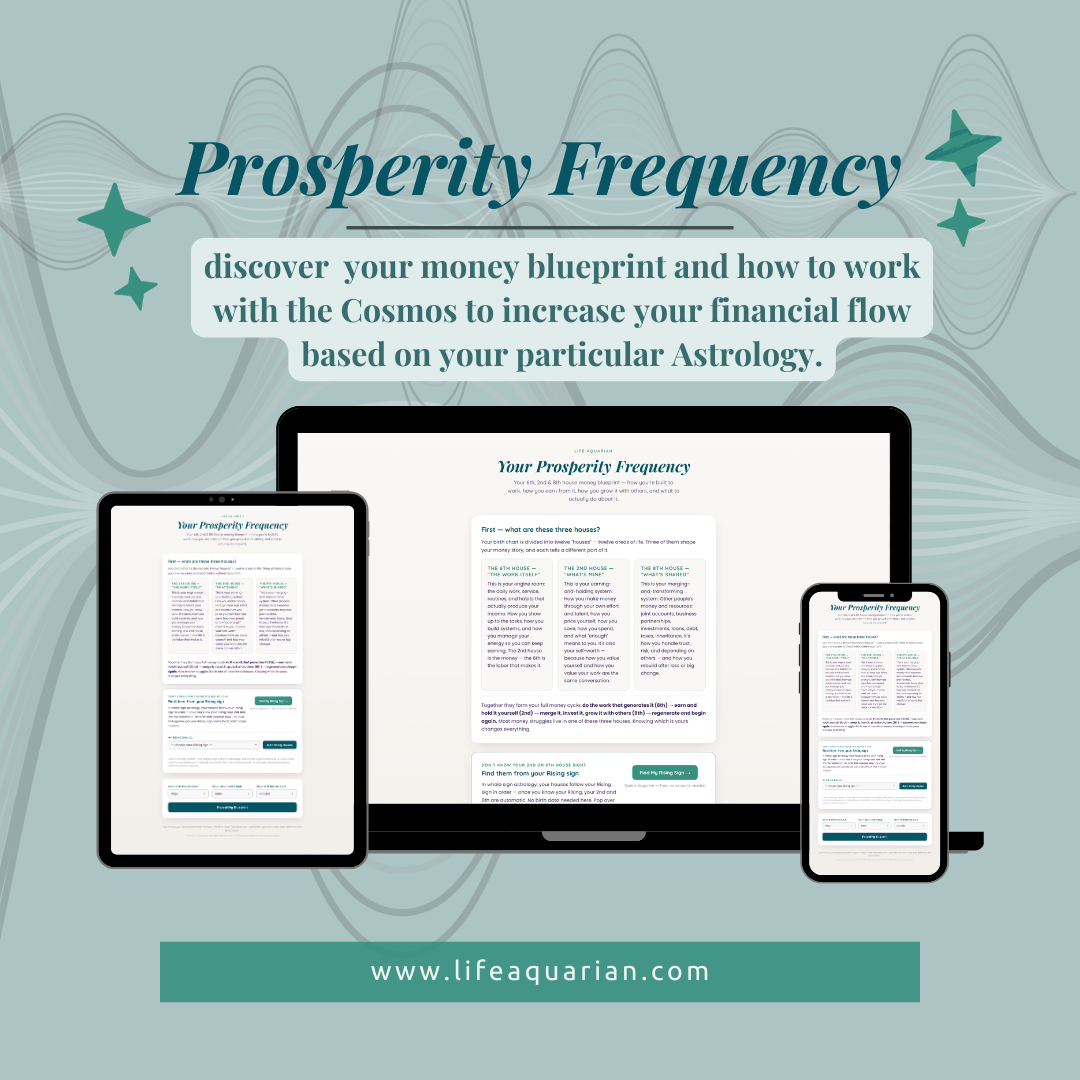 Your Prosperity Frequency tool preview