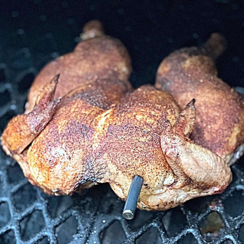 OVK BBQ & Catering platter with slow-smoked ribs, brisket, pulled pork, and classic sides for West Michigan events