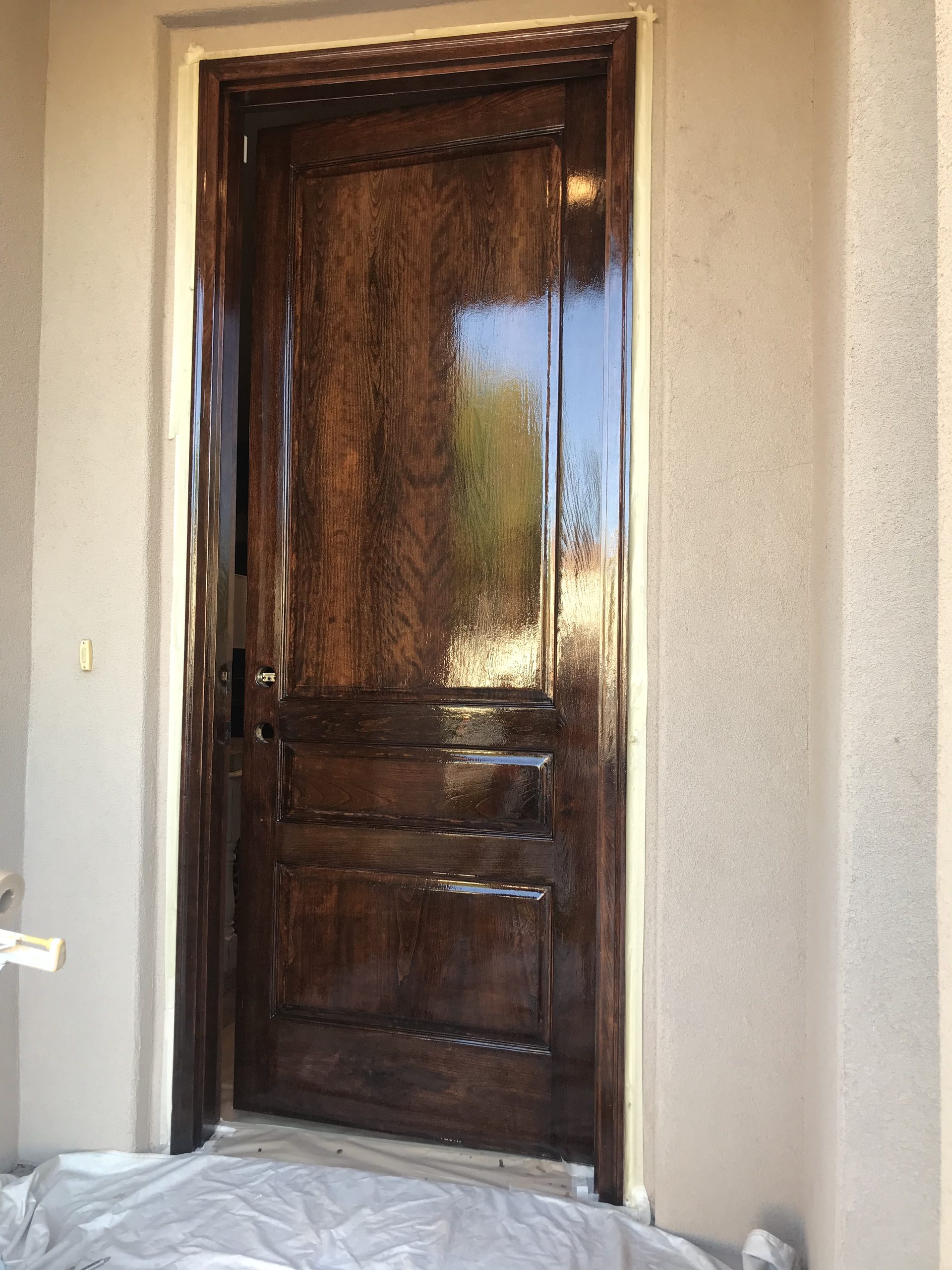 Specialty finish before