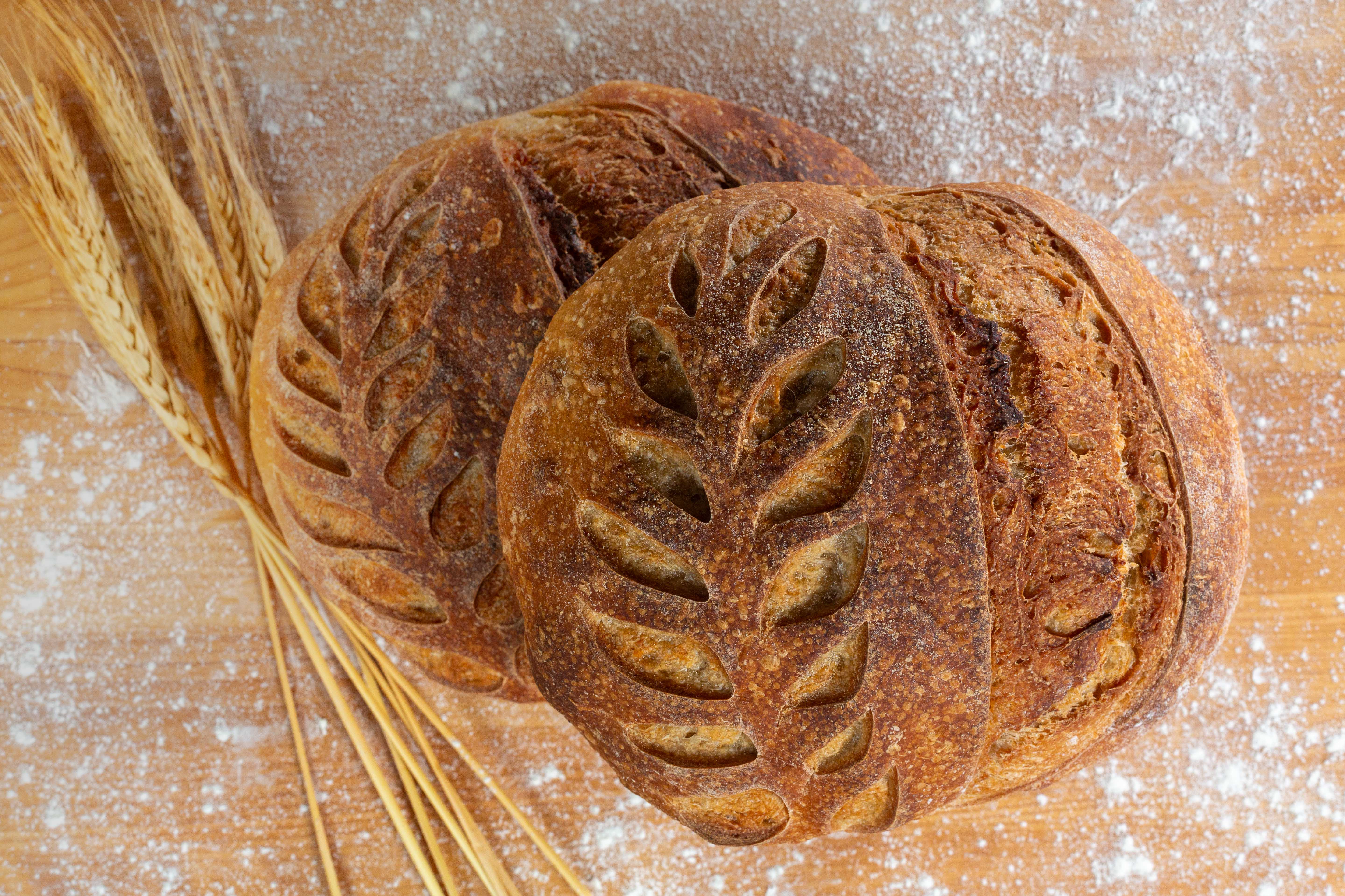 Fresh sourdough bread from Crow Bench Farm