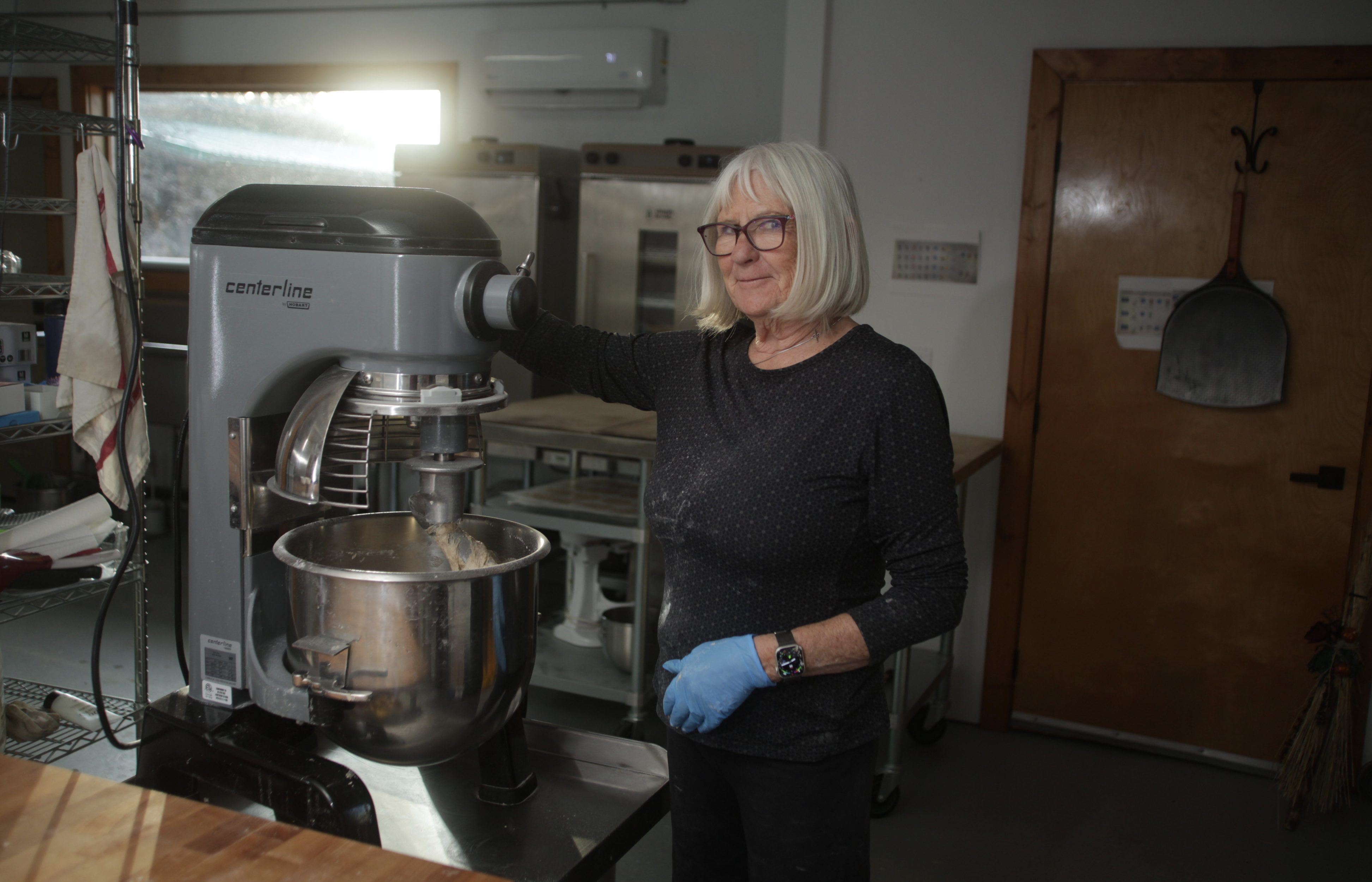 Jan Brewer baking sourdough