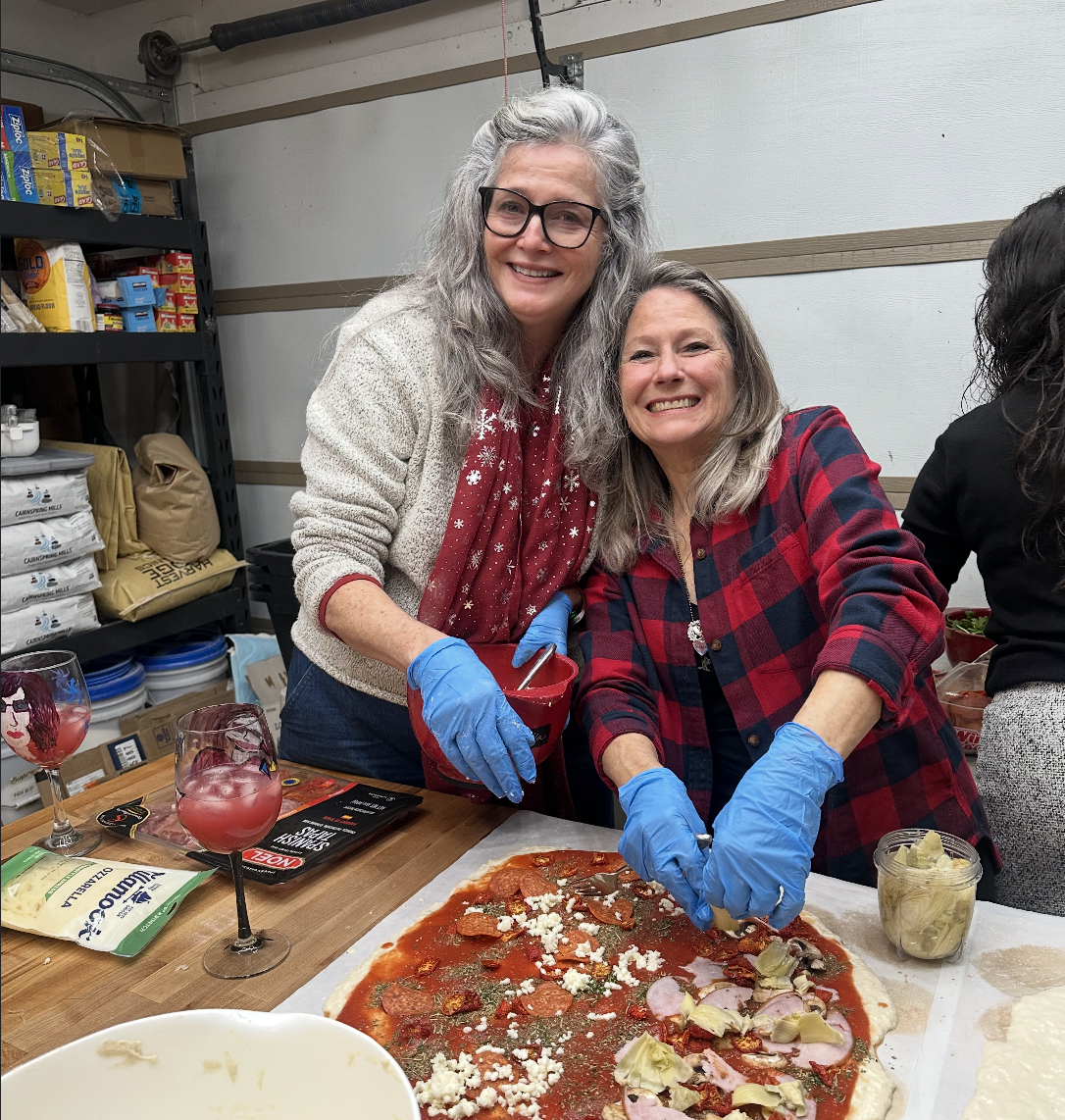 Sourdough class in Jan's farmhouse kitchen