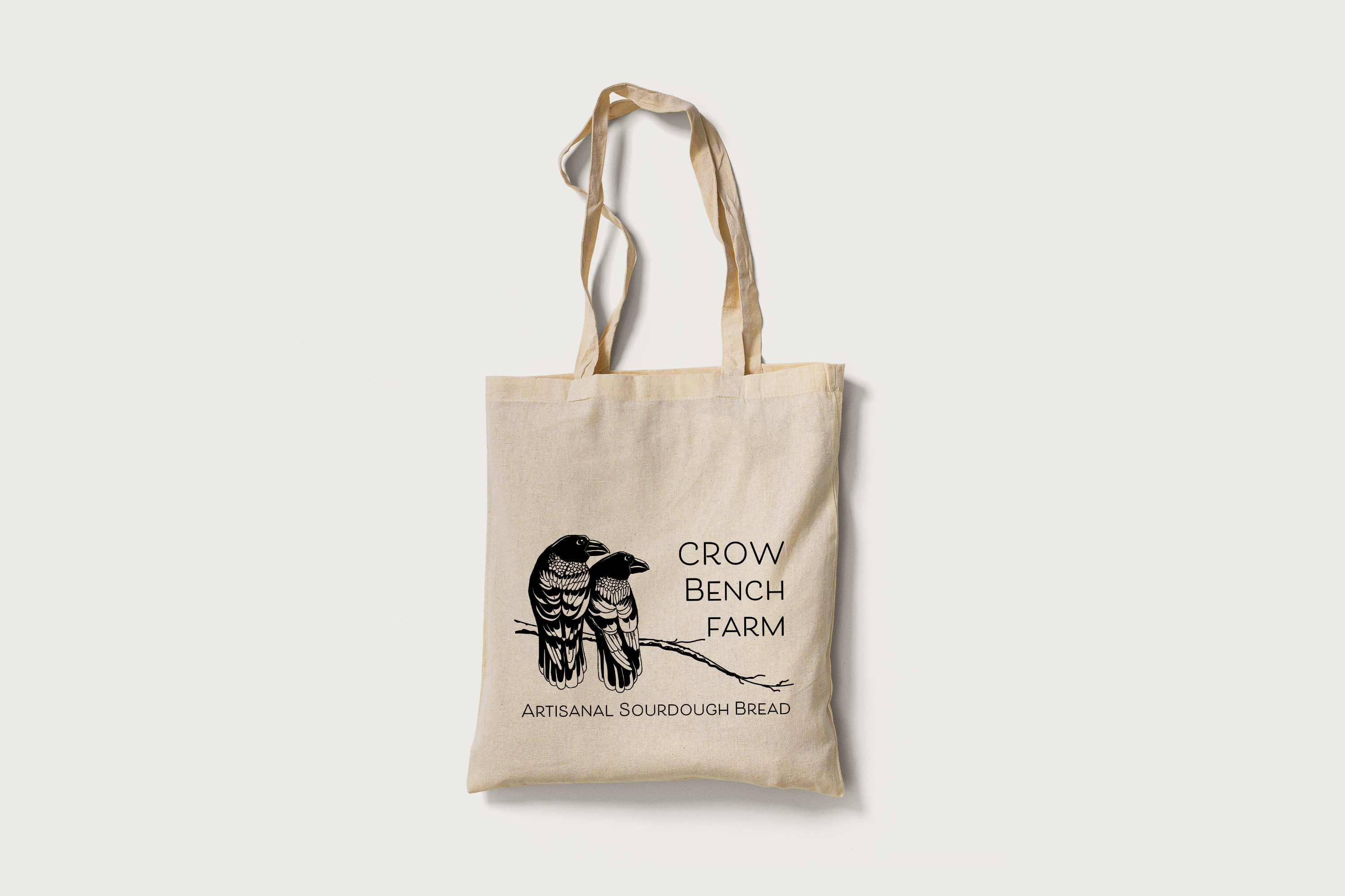Crow Bench Farm Tote Bag