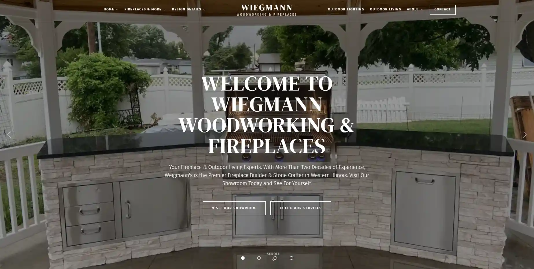 Showroom & Diverse Offerings Homepage